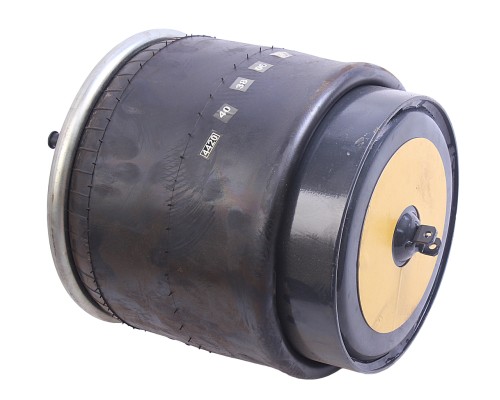 Пневморессора VOLVO ROR (металлический стакан) (2 шп. M10мм,  1штуцер M16х1.5мм) SAMPA