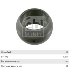 Втулка BPW вала тормозного шаровая (42х60х38) FEBI