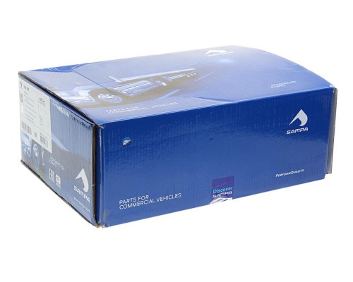 Ремкомплект DAF шкворня (шкворень, втулки, прокладки, подшипники) (к-т на ось) SAMPA