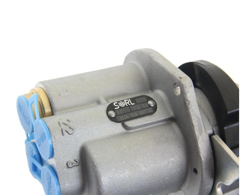 Кран ЗИЛ, КАМАЗ, МАЗ стояночного тормоза 4-х выводной SORL