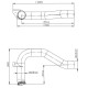 Труба промежуточная глушителя DAF DINEX