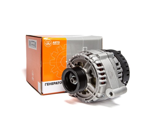 Генератор КАМАЗ, МАЗ дв.740 ЕВРО-2, ЯМЗ-658 поликлиновой шкив, монокронштейн 28В 75А AVTOELECTRICA