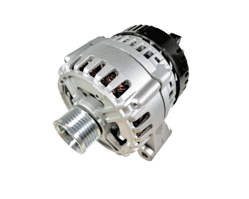 Генератор МАЗ, ЛАЗ, УРАЛ дв.ЯМЗ ЕВРО-3 поликлиновой шкив, монокронштейн 28В 75А AVTOELECTRICA