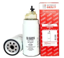 Элемент фильтрующий КАМАЗ ЕВРО топливный (для PreLine PL 420) со стаканом в сборе КОСТРОМСКОЙ ФИЛЬТР