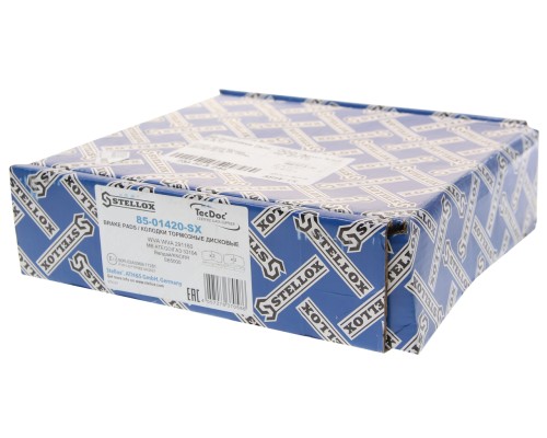 Колодки тормозные MERCEDES Atego MAN TGL ГАЗ-33104 передние/задние дисковые (4шт.) STELLOX