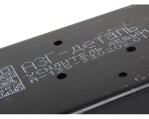 Удлинитель ГАЗ-3302 рамы средний левый сверленый L=940мм толщина 4мм АЗГ