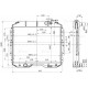 Радиатор ГАЗ-33081, 3309 алюминиевый 2-х рядный дв.ММЗ ЕВРО-3 LUZAR