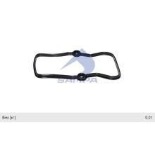 Прокладка крышки клапанной КАМАЗ-5490 MERCEDES Actros дв.OM457LA, HLA резиновая SAMPA