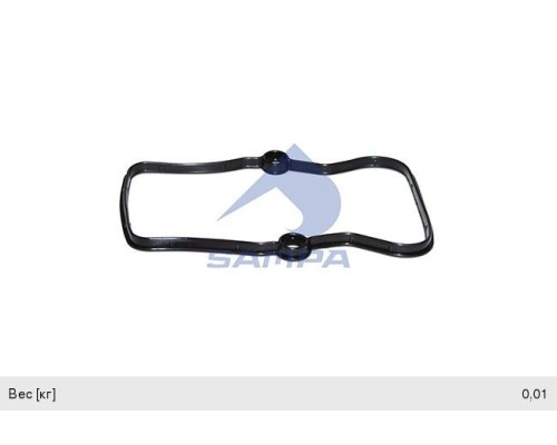 Прокладка крышки клапанной КАМАЗ-5490 MERCEDES Actros дв.OM457LA, HLA резиновая SAMPA