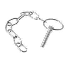 Чека МТЗ задней навески (с кольцом и цепочкой) в сборе САЗ