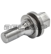 Болт колеса М12х1.25х39 PEUGEOT конус-шайба под ключ 17мм, 201021, RACING