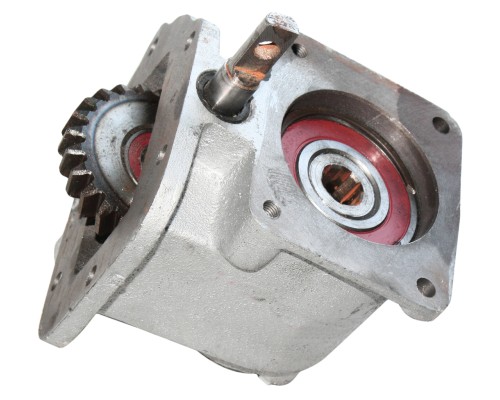 Коробка ГАЗ-3307, 53 отбора мощности КПП 4-ст.под НШ самосвал (одинар. шестерня, косозубая) АГРЕГАТ