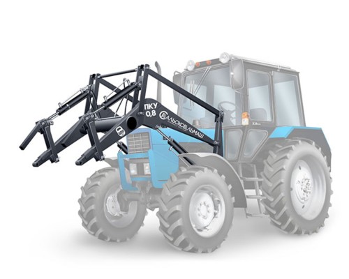 Погрузчик МТЗ-80, 82, 826, 892, ЮМЗ (ПКУ-0.8) навесной (база на поддоне) без ковша САЛЬСК