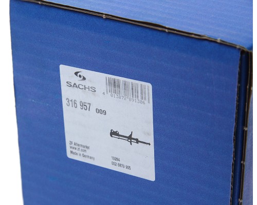 Пневмоэлемент КАМАЗ подрессоривания кабины задний правый SACHS