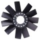 Вентилятор ГАЗ-3302 Бизнес, Соболь без муфты дв.CUMMINS, ШТАЙЕР d=390мм (левое вращение) 11 лопастей