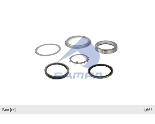 Ремкомплект КАМАЗ-5490 MERCEDES ступицы (сальники, прокладки, кольца) SAMPA