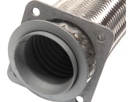 Сильфон КАМАЗ-55111, 54115, 53215, 4326 в сборе в опл. d=80мм L=376мм (нерж. сталь 201)(фланец 6мм) ГС