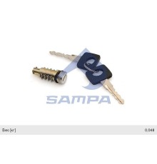 Личинка КАМАЗ-5490 MERCEDES Atego, Actros, Sprinter VW LT замка двери передней с ключом SAMPA