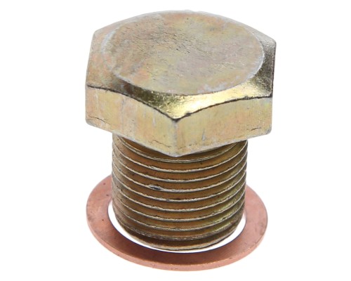 Пробка сливная ГАЗ, УАЗ ЗМЗ-405, 406, 409 ЕВРО-2 картера масляного с медным кольцом магнитная АВТОБОБ