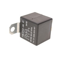Реле электромагнитное 24V 5-ти контактное 15/15А замык. с кронштейном АВАР