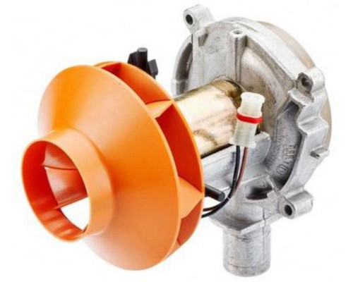 Мотор отопителя автономного D4S (24V, 3.5кВт) MAN TGA, TGX, TGM, TGL с крыльч. EBERSPACHER