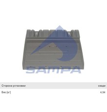 Крыло MERCEDES Actros заднее задняя часть левое/прав SAMPA