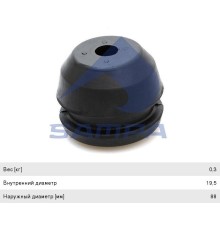 Подушка MAN F90 двигателя передняя (круглая) SAMPA