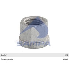Гайка VOLVO F, FL, FH, FM стремянки (M24x3) SAMPA