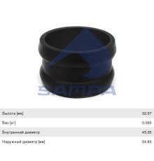 Патрубок MERCEDES Actros, Axor, Atego 2 системы охлаждения SAMPA