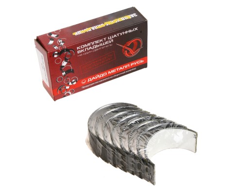 Вкладыши ГАЗ-24, УАЗ шатунные d+0.50 ДАЙДО МЕТАЛЛ РУСЬ