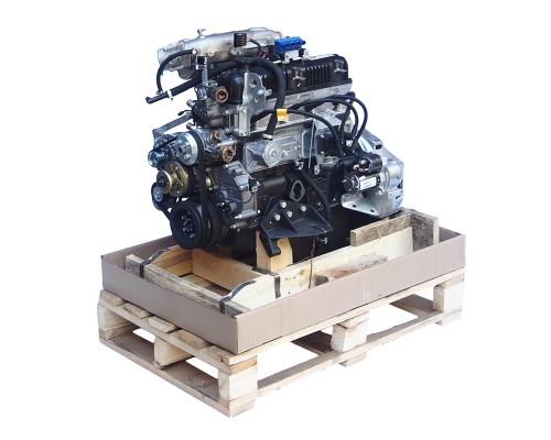 Двигатель УМЗ-421647 (под ГБО) ГАЗ-3302 Бизнес ЕВРО-4 под ГУР,  без компрессора (чугунный блок) УМЗ №