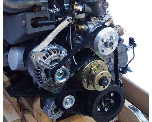 Двигатель УМЗ-421647 (под ГБО) ГАЗ-3302 Бизнес ЕВРО-4 под ГУР,  без компрессора (чугунный блок) УМЗ №