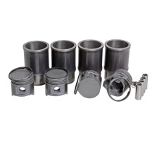 Группа поршневая ГАЗ-24, 3302 на двигатель (4шт.) (гильза, поршень, п/п, ст/кол, п/к) ЭКСПЕРТ МОТОРДЕТАЛЬ