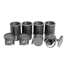 Группа поршневая ГАЗ-24, 3302 на двигатель (4шт.) (гильза, поршень, п/п, ст/кол, п/к) ЭКСПЕРТ МОТОРДЕТАЛЬ