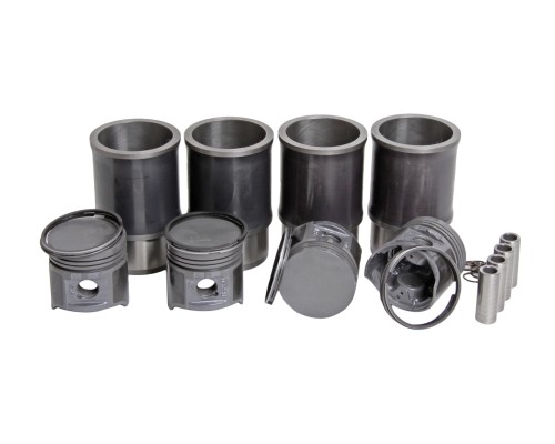 Группа поршневая ГАЗ-24, 3302 на двигатель (4шт.) (гильза, поршень, п/п, ст/кол, п/к) ЭКСПЕРТ МОТОРДЕТАЛЬ