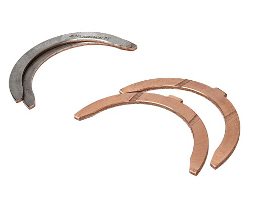 Полукольцо опорное коленвала КАМАЗ комплект Р1 бронза (2+2шт.) ДЗВ