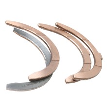 Полукольцо опорное коленвала КАМАЗ комплект Р2 бронза (2+2шт.) ДЗВ