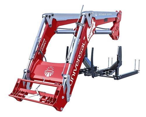 Погрузчик МТЗ-80, 82, 892 навесной фронтальный г/п 1350кг (БРС,  БРС РО EURO) Н/О БОЛЬШАЯ ЗЕМЛЯ