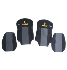 Авточехлы КАМАЗ-54901 (2 высоких) жаккард комплект КОМТЕСТ