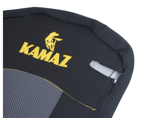 Авточехлы КАМАЗ-54901 (2 высоких) жаккард комплект КОМТЕСТ