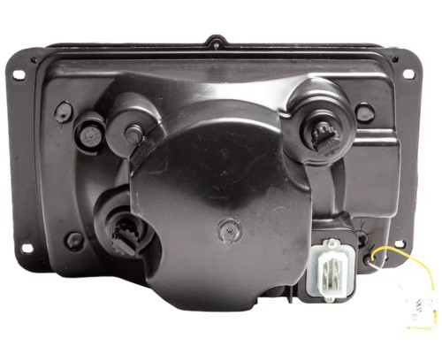 Фара ГАЗ-3102, КАМАЗ, МАЗ, УАЗ-3160 светодиодная (без лампы) Н/О с гладким стеклом с ДХО AVTOELECTRICA