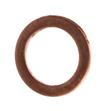 Шайба 8.0х12.0х1.0 КАМАЗ, МАЗ трубок медная (плоская) ШЦ