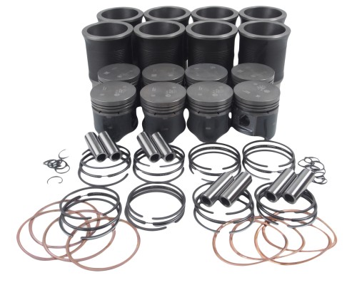 Группа поршневая ГАЗ-53 на дв.(8шт.) (гильза, поршень, пор.палец, ст.кол., пор.кол.) ЭКСПЕРТ МОТОРДЕТАЛЬ