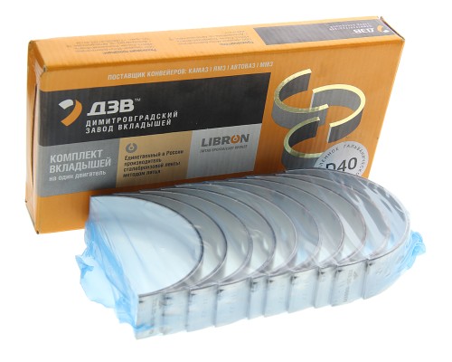 Вкладыши КАМАЗ коренные Р0 ЕВРО-4, 5 ДЗВ