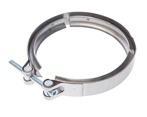 Хомут КАМАЗ-ЕВРО-4 DAF CF85, XF105 выхлопной трубы d=150-160мм (нержавеющая сталь) SAMPA