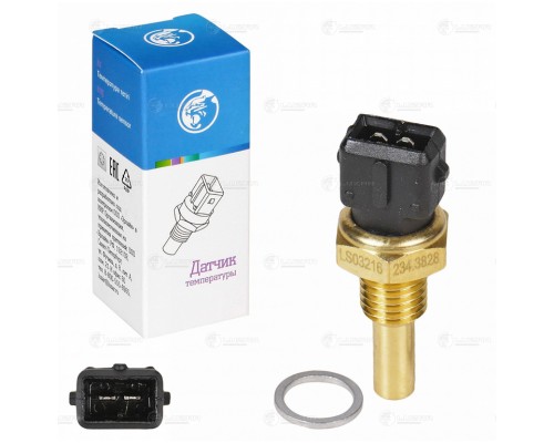 Датчик температуры ГАЗ-3110, 3302, УАЗ дв.ЗМЗ-405, УМЗ-4216 охлаждающей жидкости LUZAR