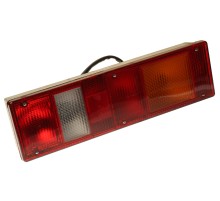 Фонарь задний КАМАЗ, МАЗ, УРАЛ правый со жгутом (вилка СЦАЗ) и боковым габ.фонарем (без лампы) РУДЕНСК