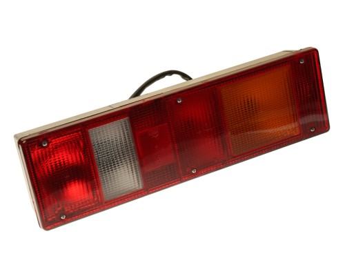 Фонарь задний КАМАЗ, МАЗ, УРАЛ правый со жгутом (вилка СЦАЗ) и боковым габ.фонарем (без лампы) РУДЕНСК