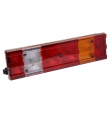 Фонарь задний MERCEDES Actros правый (525х140мм) АМР разъем сбоку ALFA CAR