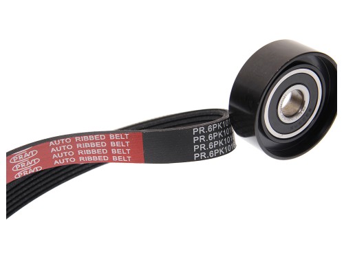 Ролик натяжной ГАЗон Next дв.ЯМЗ-534 с ремнем генератора 6РК1016 комплект PRAVT